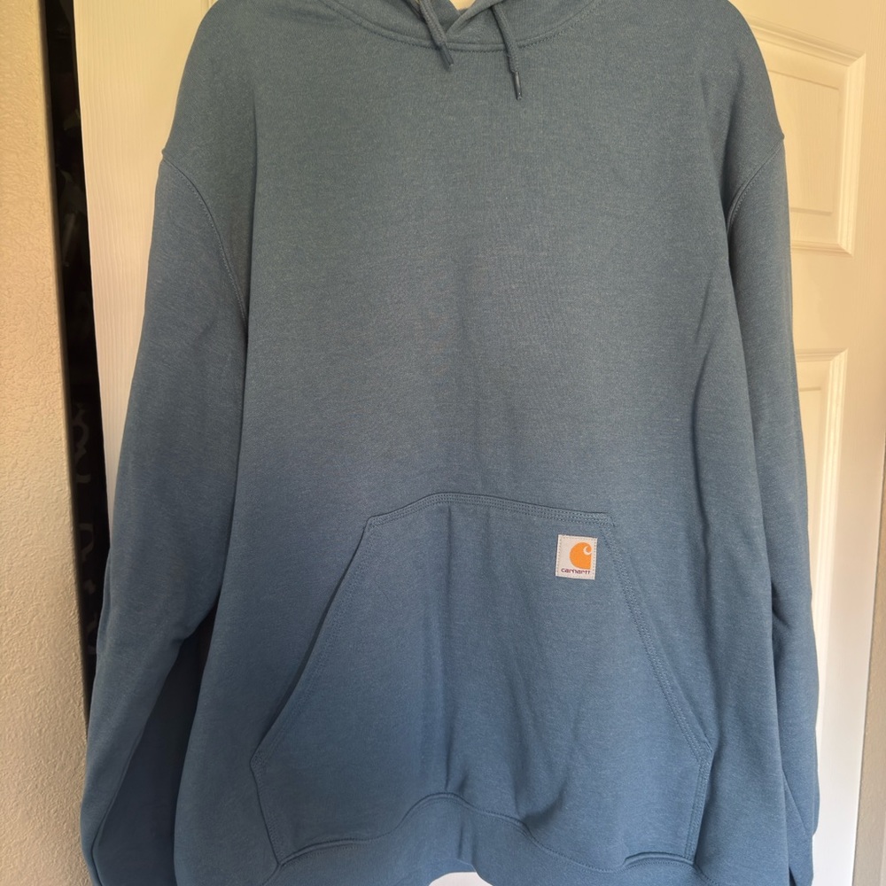 Carhartt Loose Fit Midweight Hoodie 2XL Thundercloud Heather NWOT